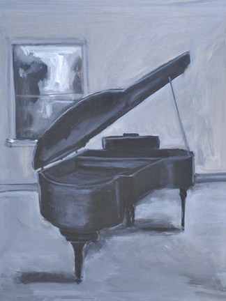 Framed Piano Blues V Print