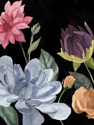 Framed Twilight Blossom I Print