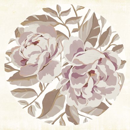 Framed Eye of Peony I Print