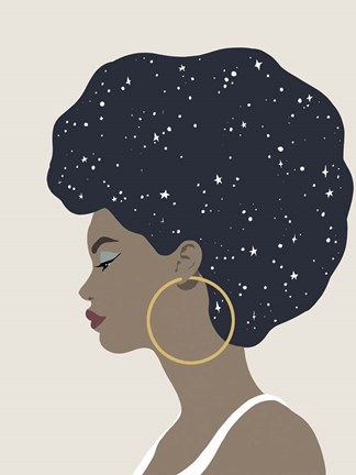 Framed Heavenly Hair I Print