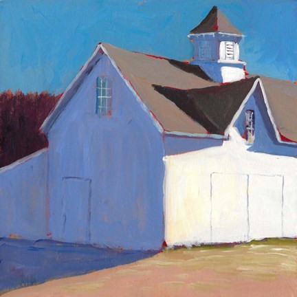 Framed Bucolic Structure III Print