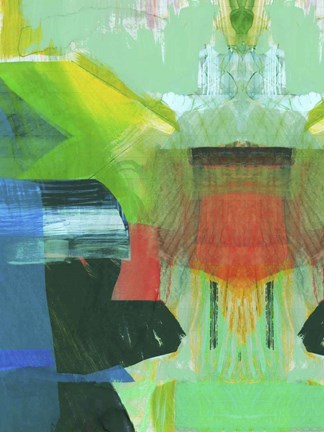 Framed Abstract Punch I Print