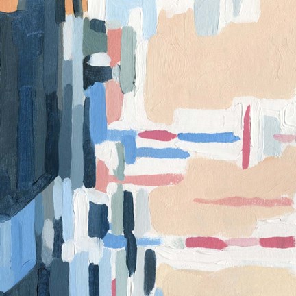 Framed Summer Abstraction I Print