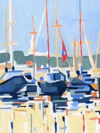 Framed Marina Interpretation I Print