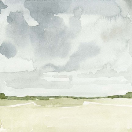 Framed Field After Rain II Print