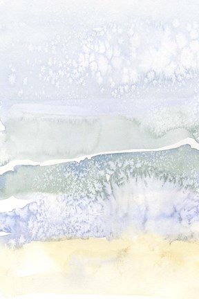 Framed Salty Seaside I Print