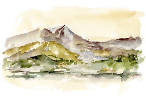 Framed Plum Ridge I Print