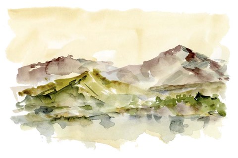 Framed Plum Ridge II Print