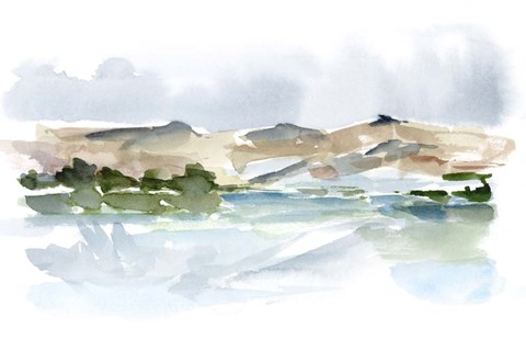 Framed Mountain Quarry I Print