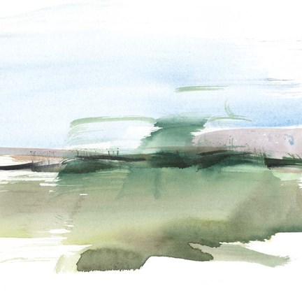 Framed Abstract Wetland II Print