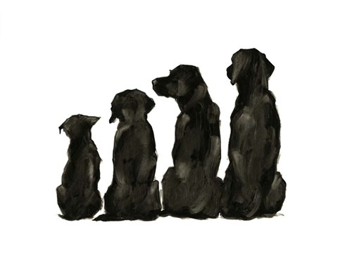 Framed Line Up I Print