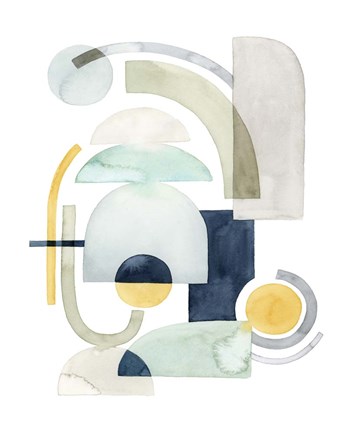 Framed Planetary Shift I Print