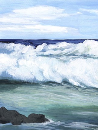 Framed Barrel Break I Print