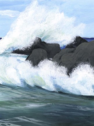 Framed Barrel Break II Print