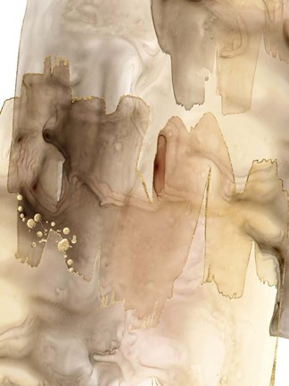 Framed Gilded Movement I Print