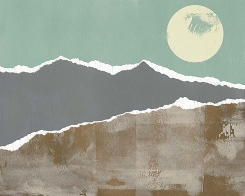 Framed Nevada Nocturn I Print