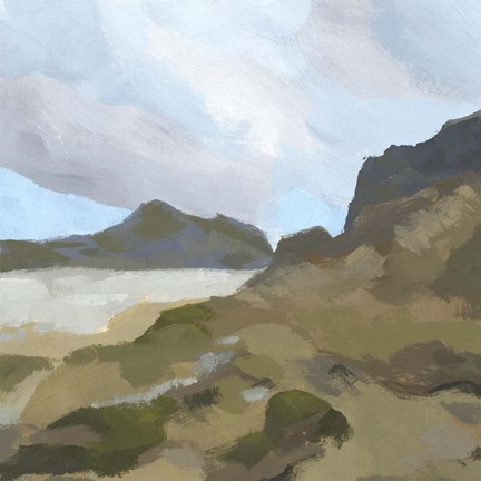 Framed Mossy Cove I Print