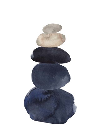 Framed Camp Cairn III Print