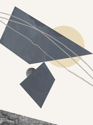 Framed Diamond Slate III Print