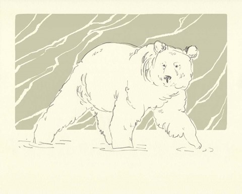 Framed River Walk I Print