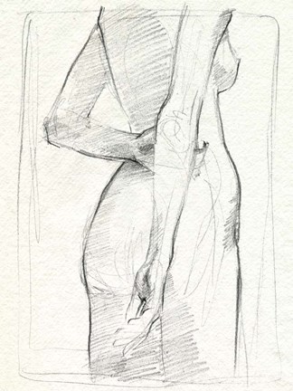 Framed Demure I Print