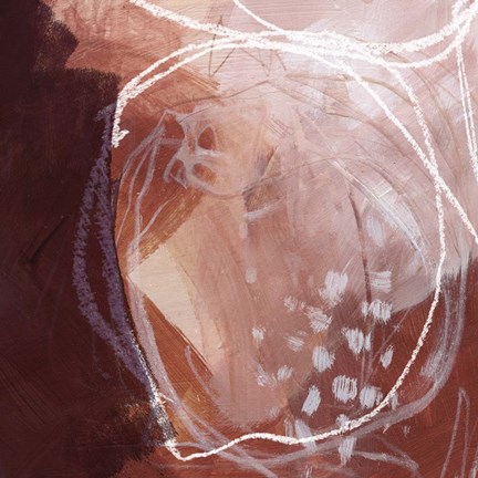 Framed Earthen Orbs I Print