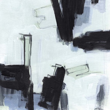 Framed Fractal Sky II Print