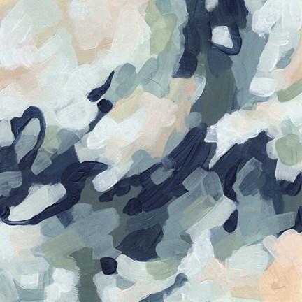 Framed Dappled Abstract II Print