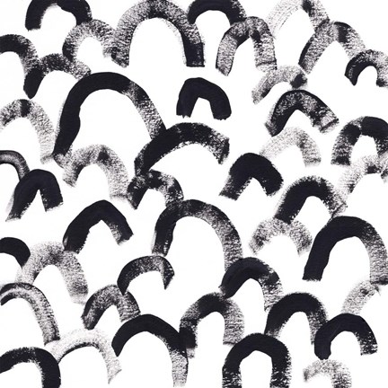 Framed Onyx Code I Print