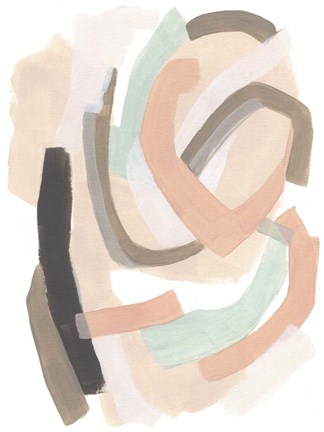 Framed Pastel Signal I Print