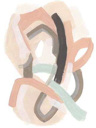 Framed Pastel Signal IV Print