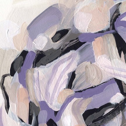 Framed Lilac Scramble III Print