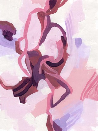 Framed Gardenia Abstract I Print