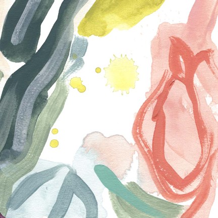 Framed Tropical Impulse V Print