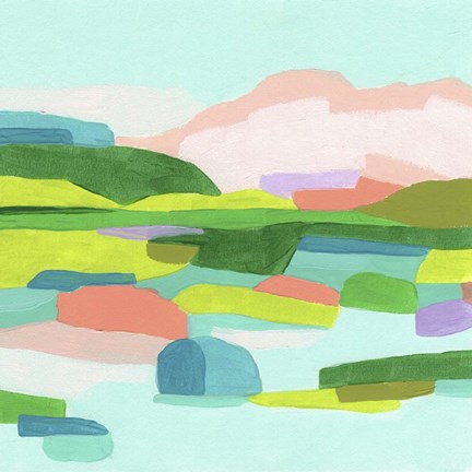 Framed Coastal Confection II Print