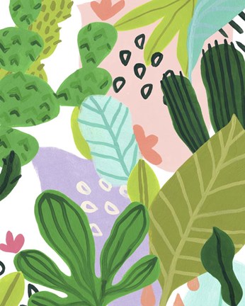 Framed Party Plants I Print