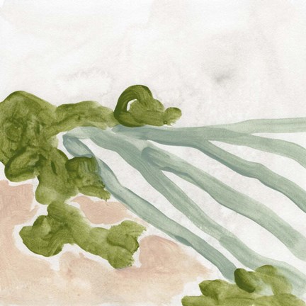 Framed Landscape Cameo I Print