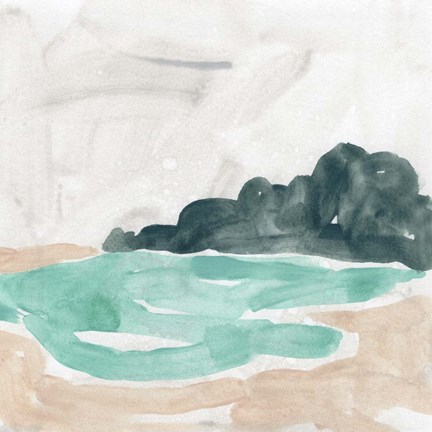 Framed Landscape Cameo V Print