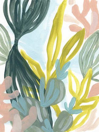 Framed Coral Garden I Print