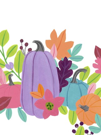 Framed Bright Harvest II Print