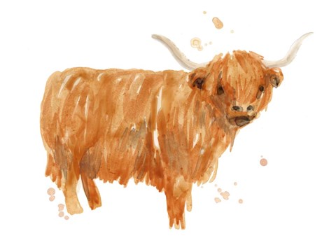 Framed Highland Squad I Print