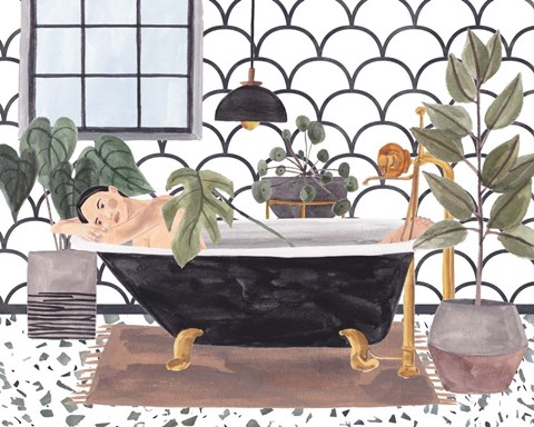 Framed Meeting Myself III Print