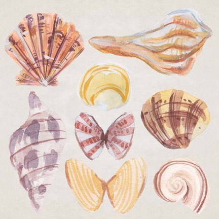 Framed Ocean Sounds II Print