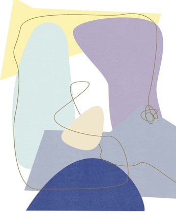 Framed Luminous Bay I Print