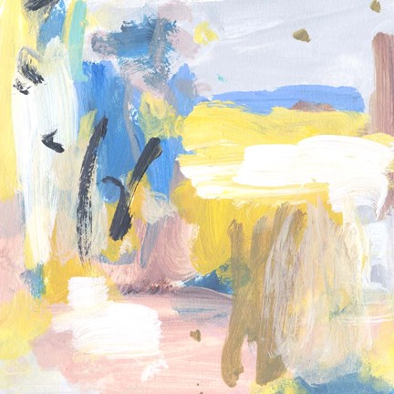 Framed Yellow Sky I Print