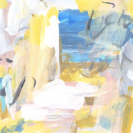 Framed Yellow Sky II Print