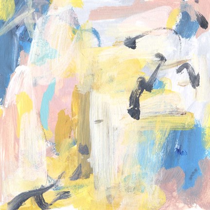 Framed Yellow Sky III Print