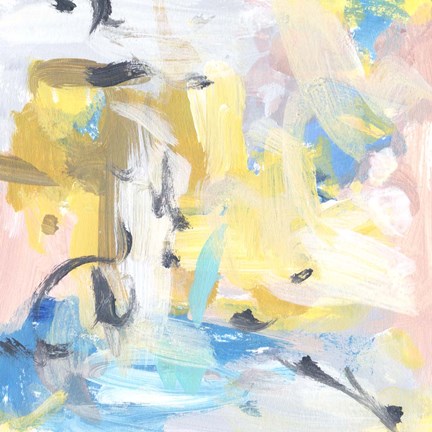 Framed Yellow Sky IV Print