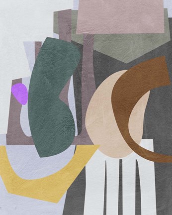 Framed City Shades II Print