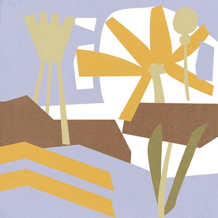 Framed Lavenderland Pinwheel I Print